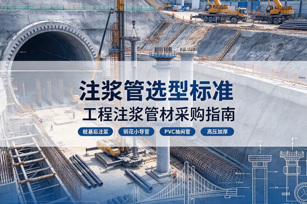 武胜注浆管选型标准