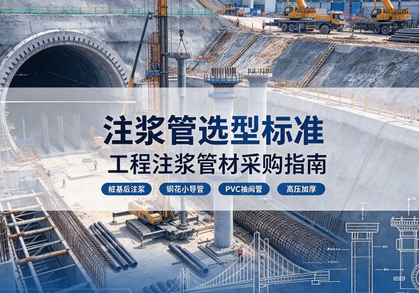 武胜注浆管选型标准